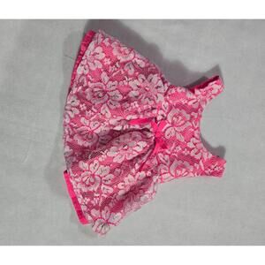 Blueberi Boulevard Pink Floral Lace Bow Sleeveless Dress‎ Girls MAR 14